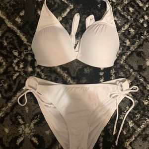 White padded Mono B Bikini